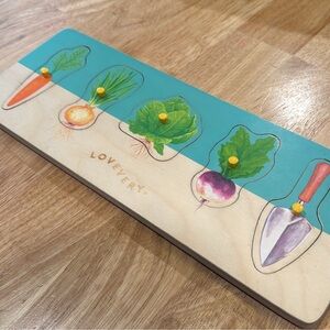 Lovevery Wooden Vegetable Puzzle - Multicolor